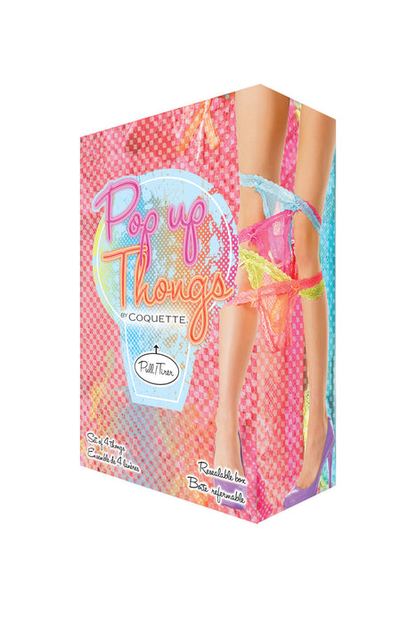 Tissue Box Thong Set 4 Pack Assorted